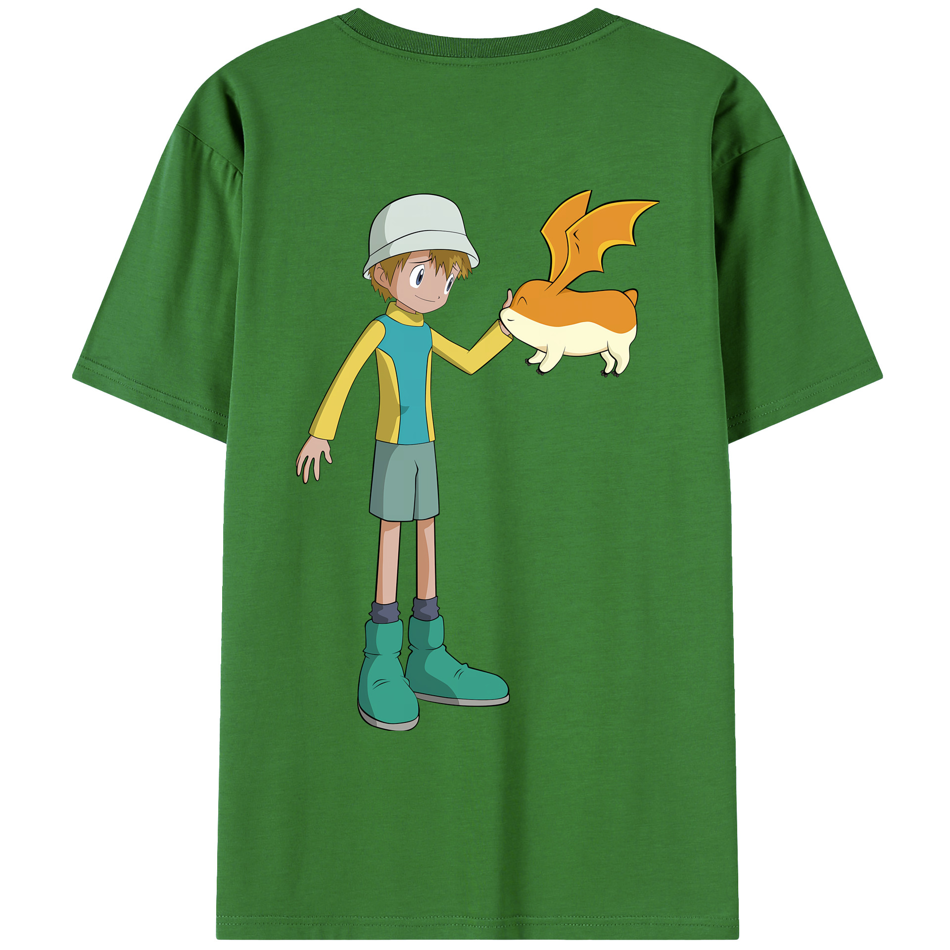 （画像用） Digimon デジタルモンスター/デジモン レディース半袖Tシャツ(バックプリント)